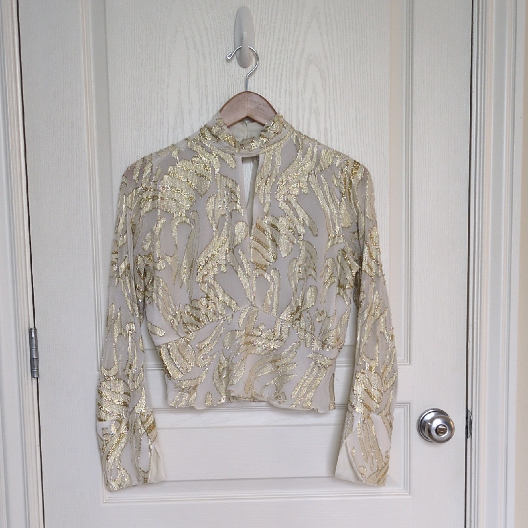 Parker Gold Shimmery Blouse